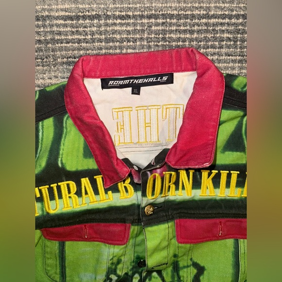 Roam the Halls “Natural Born Killers” Denim Jacket - Size XL - Picture 5 of 9